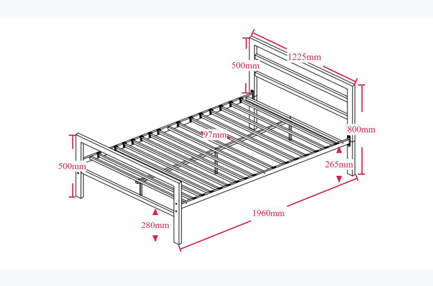 City Heavy-Duty Bed Frame – The Ultimate Blend of Strength, Style & Sleep Comfort