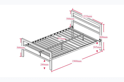 City Heavy-Duty Bed Frame – The Ultimate Blend of Strength, Style & Sleep Comfort