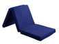 Kids Folding Fabric Futon Mattress - Multiple Colours Available
