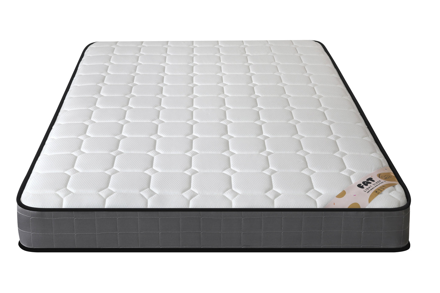 FAT Sleep Light Bamboo Bonnell Spring Mattress | Ventilated Wave Foam | Bonnell Spring | 3 Sizes