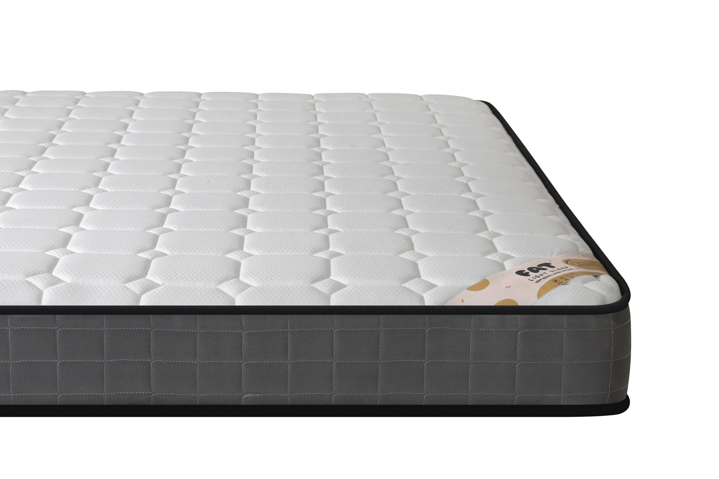 FAT Sleep Light Bamboo Bonnell Spring Mattress | Ventilated Wave Foam | Bonnell Spring | 3 Sizes