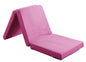 Kids Folding Fabric Futon Mattress - Multiple Colours Available