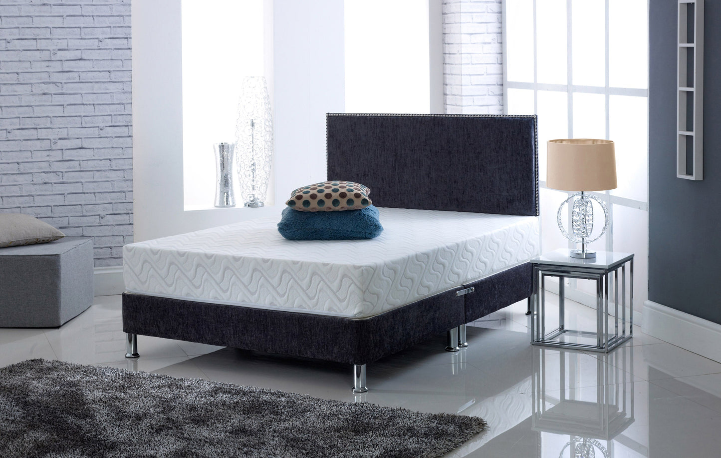 Egg Profile Box Deluxe Gel Memory Foam Mattress