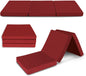 Kids Folding Faux Leather Futon Mattress - Multiple Colours Available