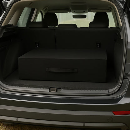 Voyager Mat –8cm TriFold Caravan Mattress in Black | Camping, RV, Narrow