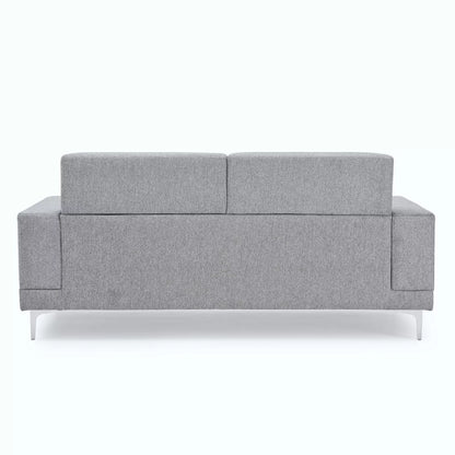 Viva Sofa, Grey Fabric Settee, 2 or 3 Seater, Living Room Furniture Set