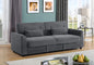 Verona 3-Seater Corduroy Sofa Bed with Storage – Grey or Blue | Clic-Clac Design