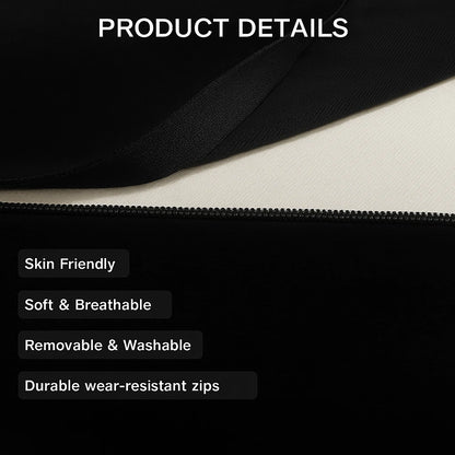 Voyager Mat –8cm TriFold Caravan Mattress in Black | Camping, RV, Narrow