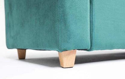 Emma Velvet Storage Bench Ottoman – Upholstered Seat with Hidden Lift-Up Storage