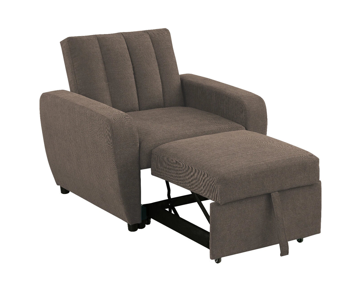 Gibson Modern and Versatile Fabric 1 Seater Sofa Bed, Living Room Furniture