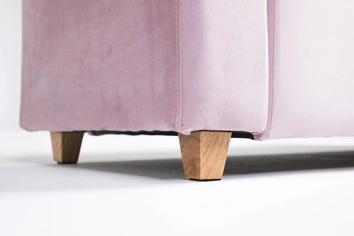 Emma Velvet Storage Bench Ottoman – Upholstered Seat with Hidden Lift-Up Storage