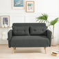 Roxy 2-Seater Borg Fabric Loveseat Sofa Bed – Modern, Compact & Convertible