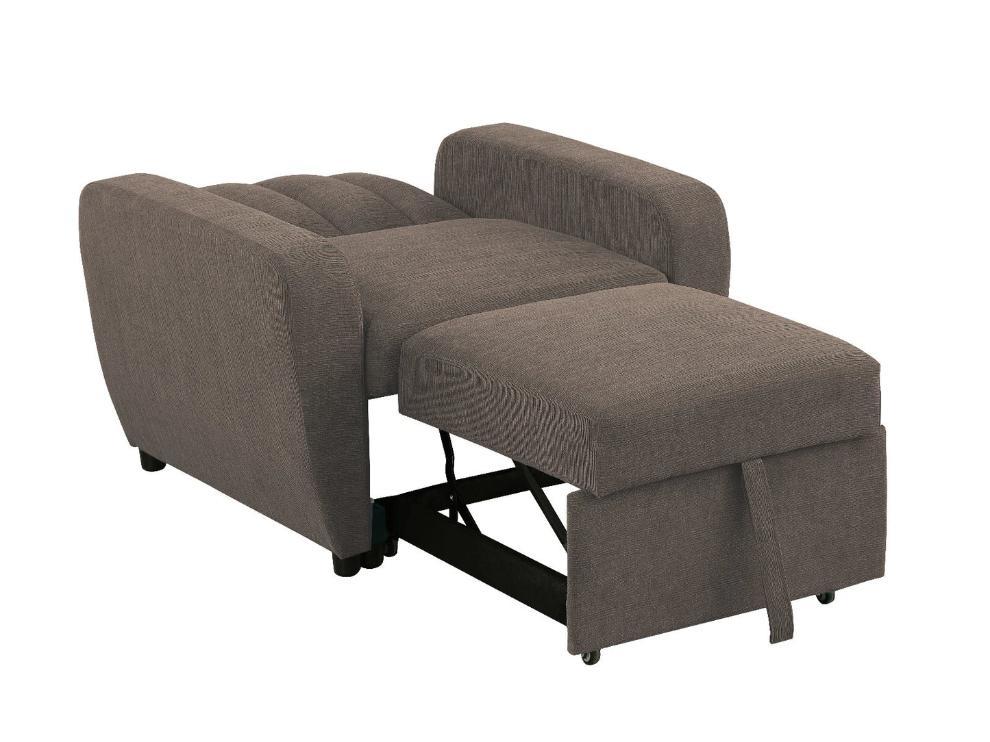 Gibson Modern and Versatile Fabric 1 Seater Sofa Bed, Living Room Furniture