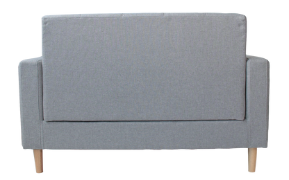 Modern Smart Sofa, Compact 2 Seater - Wooden legs & Hidden Storage-2 Colors