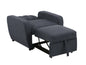 Gibson 1-Seater Fabric Chair Bed – Compact, Stylish & Guest-Ready