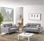 Viva Sofa, Grey Fabric Settee, 2 or 3 Seater, Living Room Furniture Set