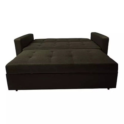 Fabric 2 Seater Double Sleep Grey, Brown & Lime Omari Modern Stylish (SOFA BED)