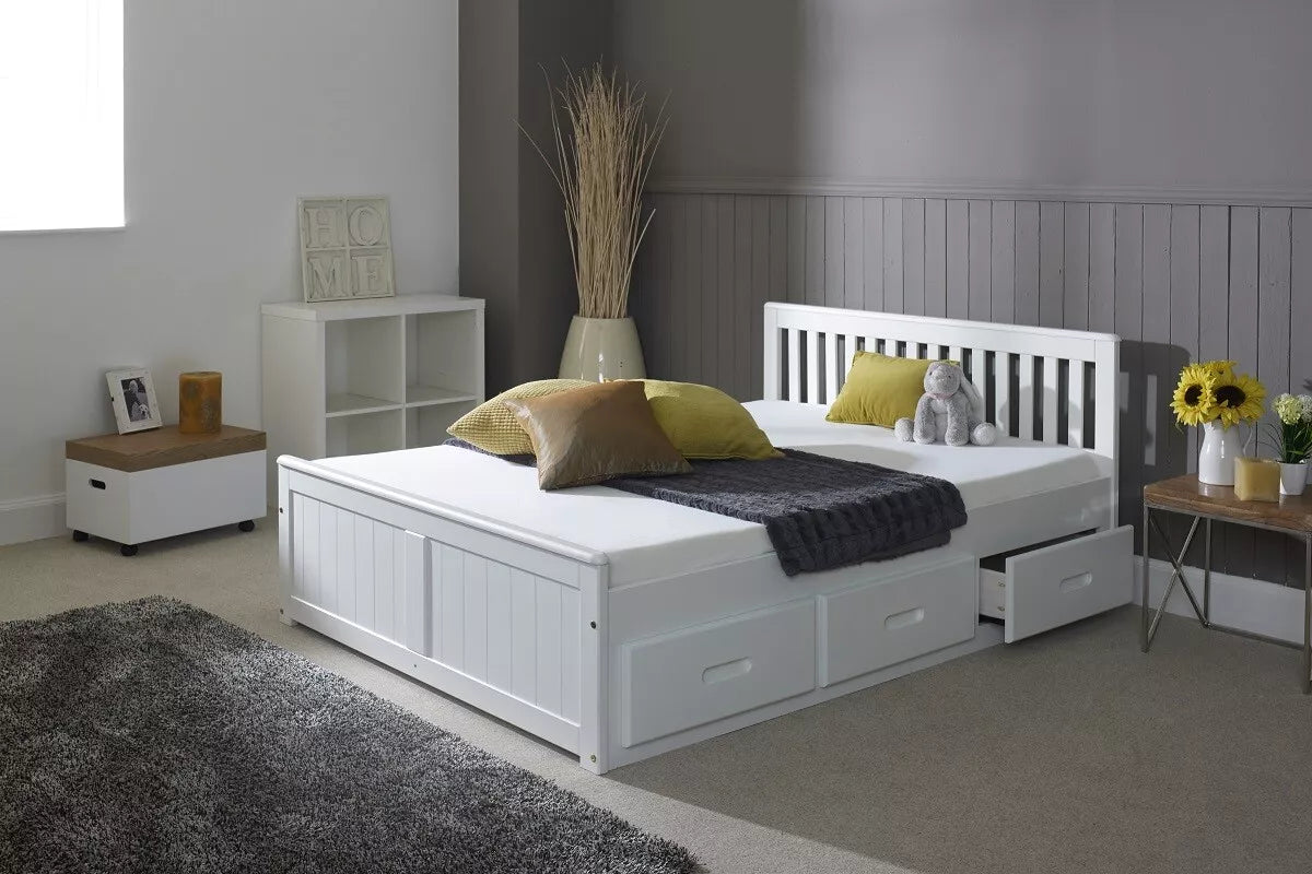 4FT6 Mission Wooden Storage Bed Frame