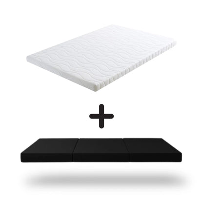 Caravan Camper Van Small Single 5cm (2") Memory Foam Mattress w/Cover