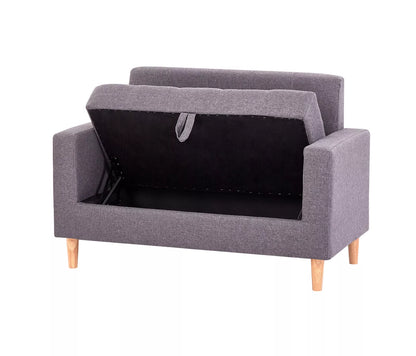 Modern Smart Sofa in a Box, Fabric Sofa with Hidden Storage - 2 & 3 Seater
